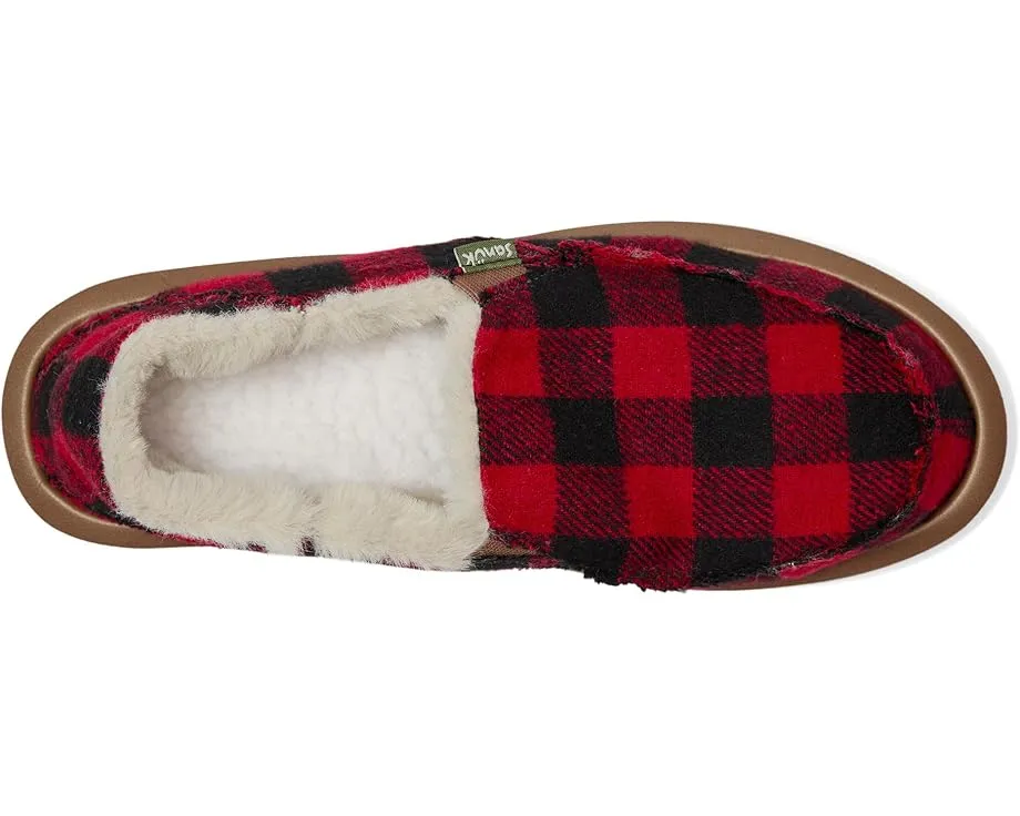 Лоферы Donna Buffalo Chill с контурной стелькой и подкладкой из искусственной овчины Sanuk