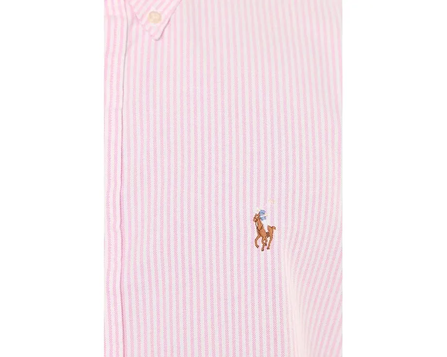 Классическая полосатая оксфордская рубашка Polo Ralph Lauren