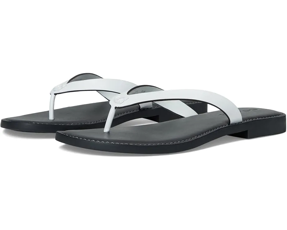 Шлепанцы COACH Brianna с кожаным верхом и мягкой стелькой