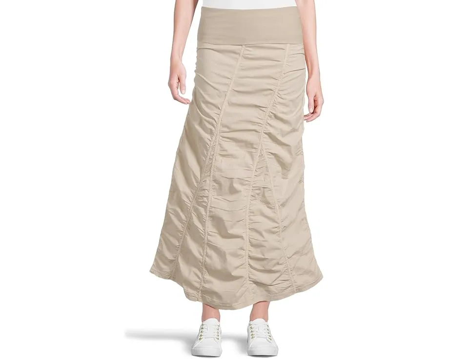 Юбка XCVI с расклешенными клиньями и присборенными деталями на резинке