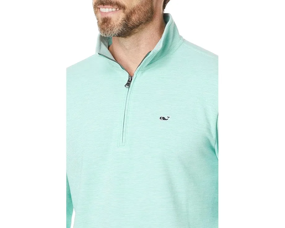 Кофта Vineyard Vines Saltwater Quarter Zip на молнии из мягкой смесовой ткани