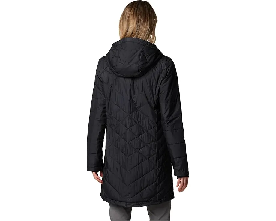 Длинная утепленная куртка Columbia Heavenly с капюшоном и технологией Omni Shield