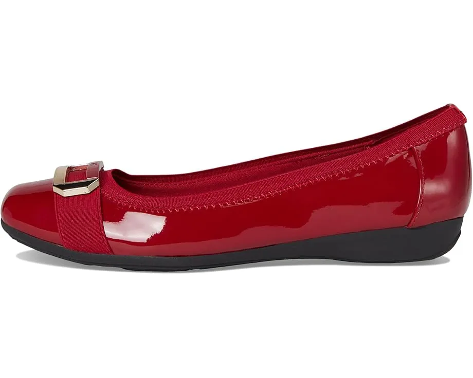 Балетки Uplift с пряжкой и эластичными вставками