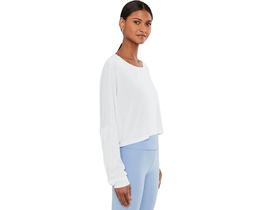 Studio Luxe Cropped Long Sleeve Tee