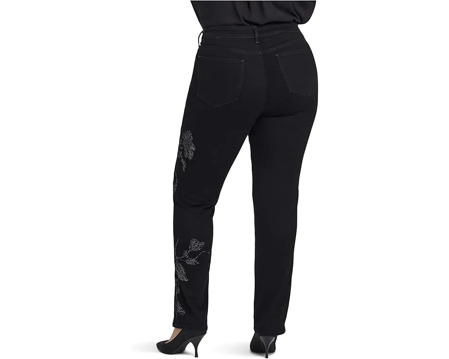 Джинсы NYDJ Plus Size Marilyn Embroidery больших размеров с вышивкой