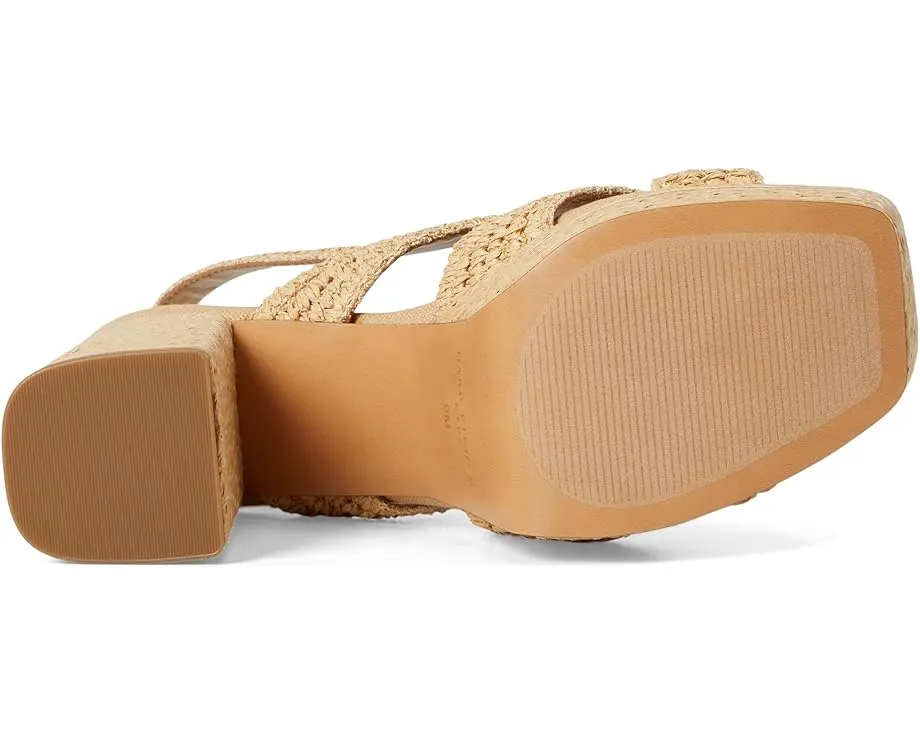 Сандалии Marc Fisher LTD Caddy на высоком квадратном каблуке с плетеными деталями