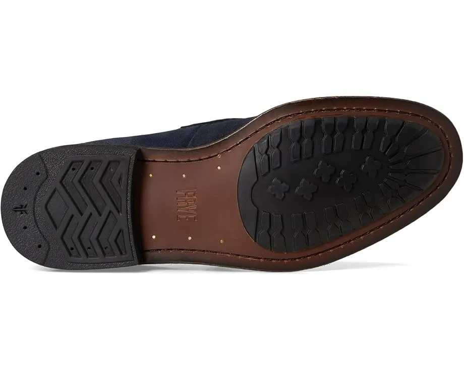 Мокасины Tyler Flex Penny из премиальной кожи с круглым носком и квадратным каблуком