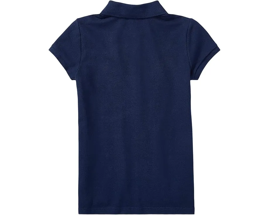 Polo Ralph Lauren Kids Поло с коротким рукавом из сетки для детей постарше