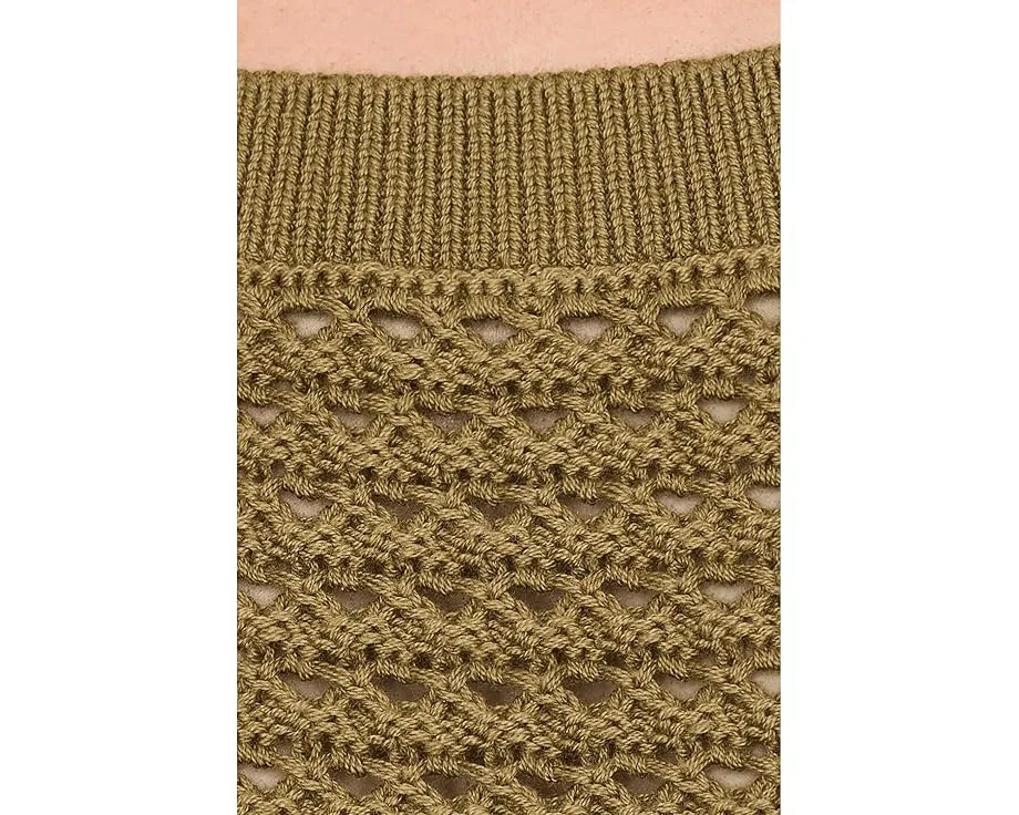 Вязаный топ Ebden Knit Tank от Varley золотисто-оливкового цвета