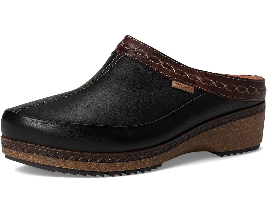 Сланцы PIKOLINOS Granada на каблуке с кожаным верхом