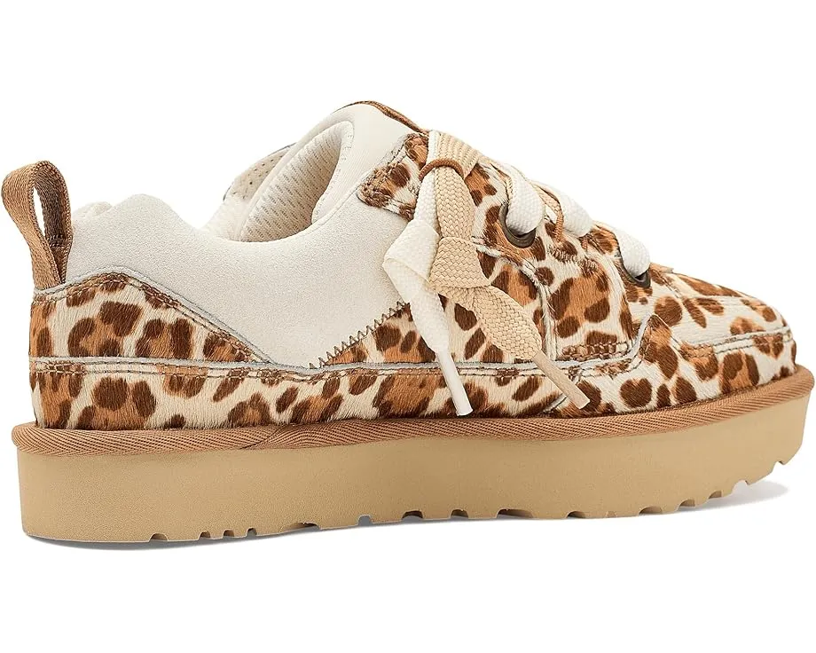 Кроссовки UGG Lo Lowmel Plains с принтом леопарда и двойной шнуровкой