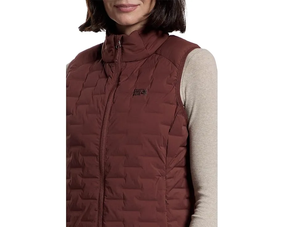 Легкий жилет Stretchdown Light с утеплителем 700 fill power и упаковывается в карман