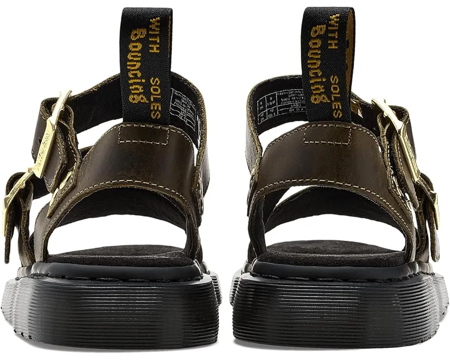 Сандалии Dr. Martens Gryphon из кожи с двойной пряжкой