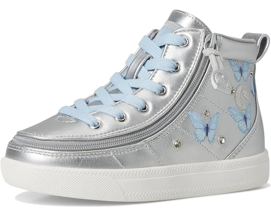Детские кроссовки BILLY Classic Lace High с блестками и молнией по всей длине