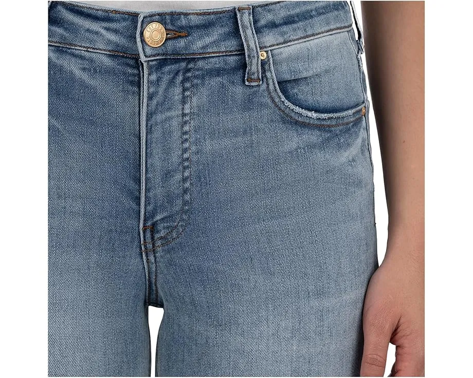 Джинсы KUT from the Kloth Kelsey с высокой посадкой и расклешенными штанинами