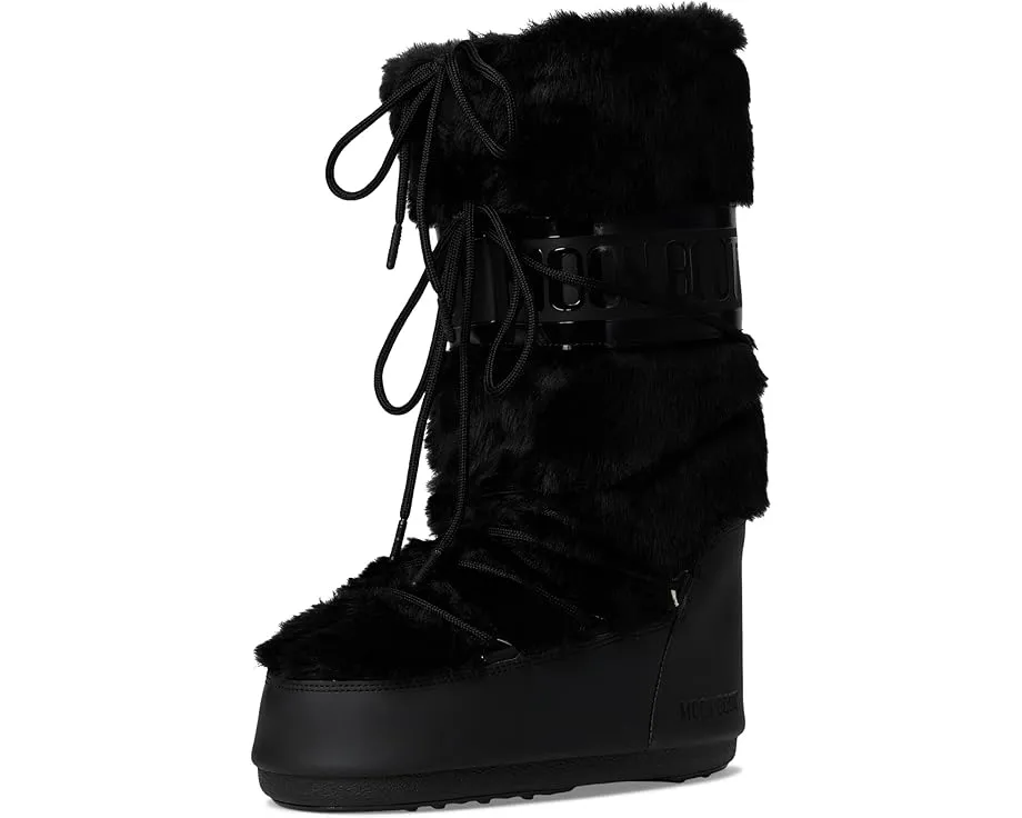 Ботинки MOON BOOT Icon Faux Fur с искусственным мехом и утеплением