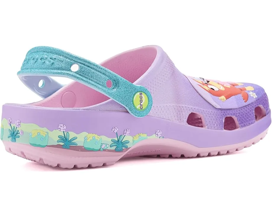 Кроксы Crocs Kids Bluey Classic Clogs с персонажами для детей