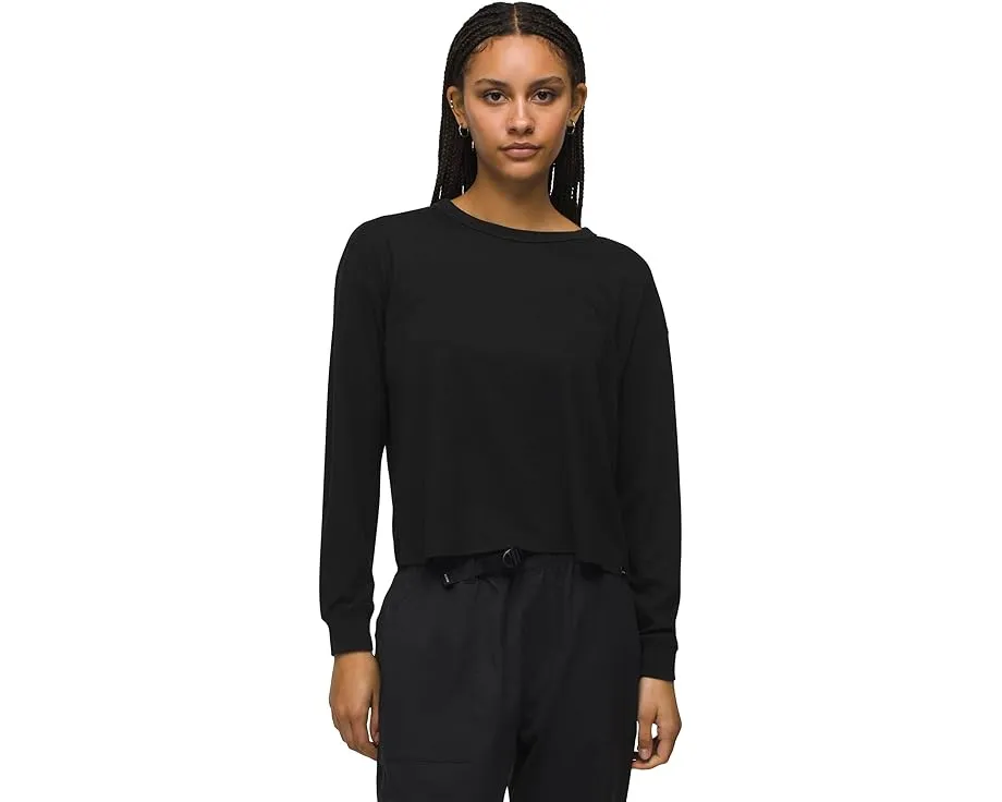Уютный лонгслив Prana Cozy Up с круглым вырезом