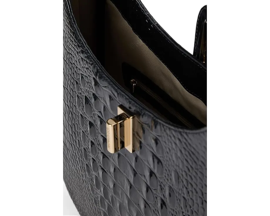 Сумка Brahmin Fallon Slim Shoulderbag через плечо с поворотным замком и карманами