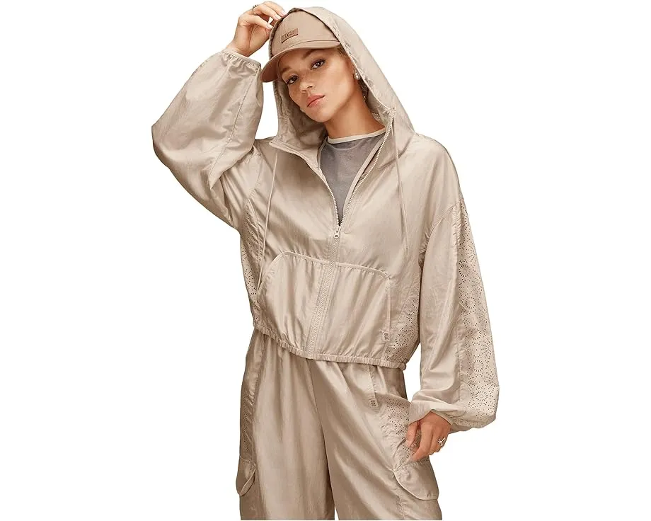 Куртка UGG Chiara Full-zip Hooded Jacket с капюшоном и лазерной резкой Sun Logo Shape