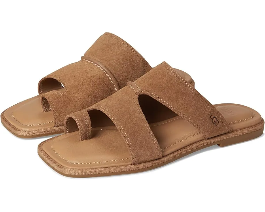 Сандалии UGG Matira с квадратным носком и кожаной подкладкой