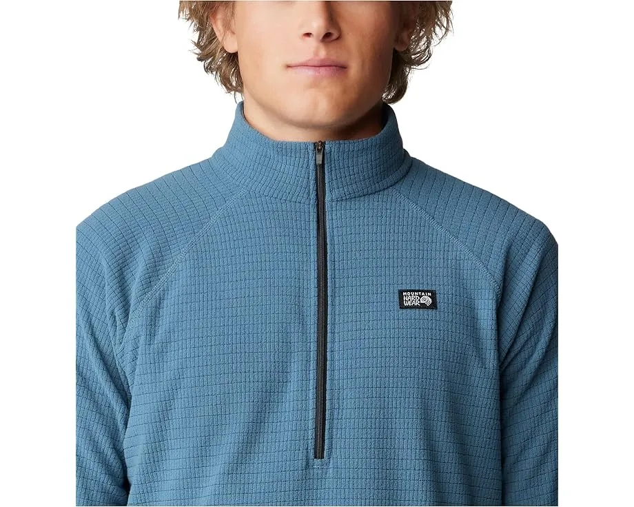 Кофта Mountain Hardwear Summit Grid 1/2 Zip с молнией на груди и реглан