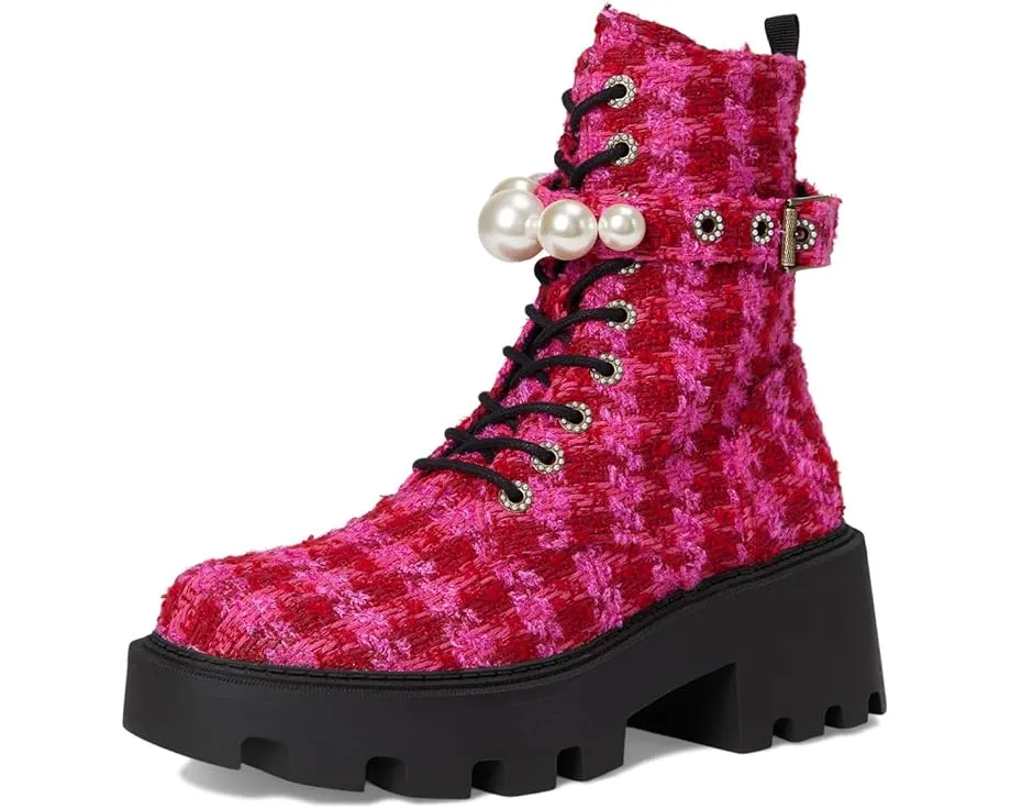 Ботинки Jonnie от Blue by Betsey Johnson с грубой подошвой и жемчужным декором