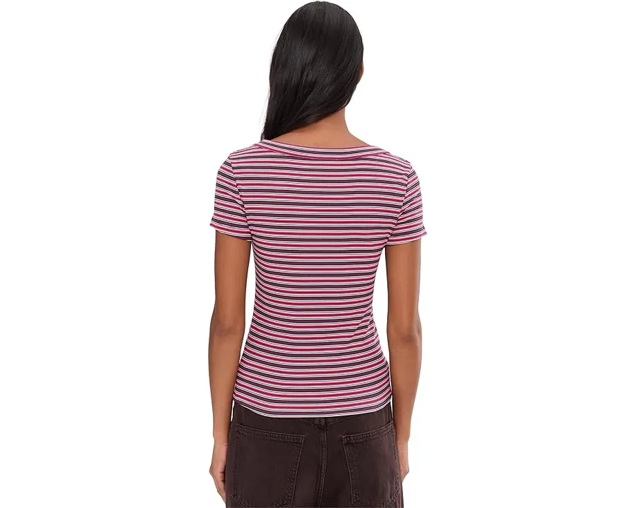 Футболка Madewell Scoop Neck Brightside с полосками