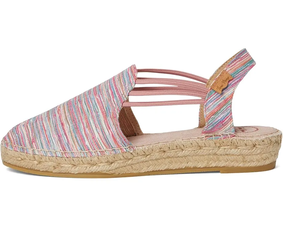 Toni Pons Эспадрильи Noa-RG на танкетке из джута с резиновой подошвой