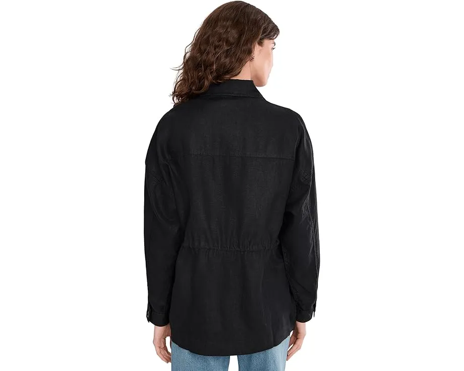 Утилитарная куртка Sun Strider из льна с карманами от Faherty