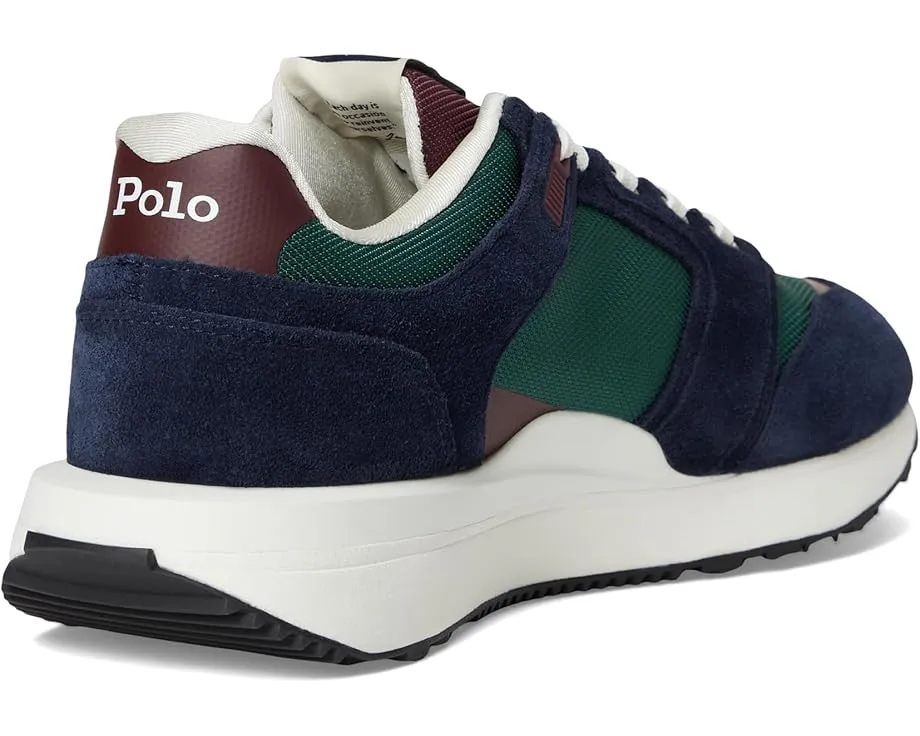 Polo Ralph Lauren Train 89 кроссовки из замши и оксфорда с цветными блоками