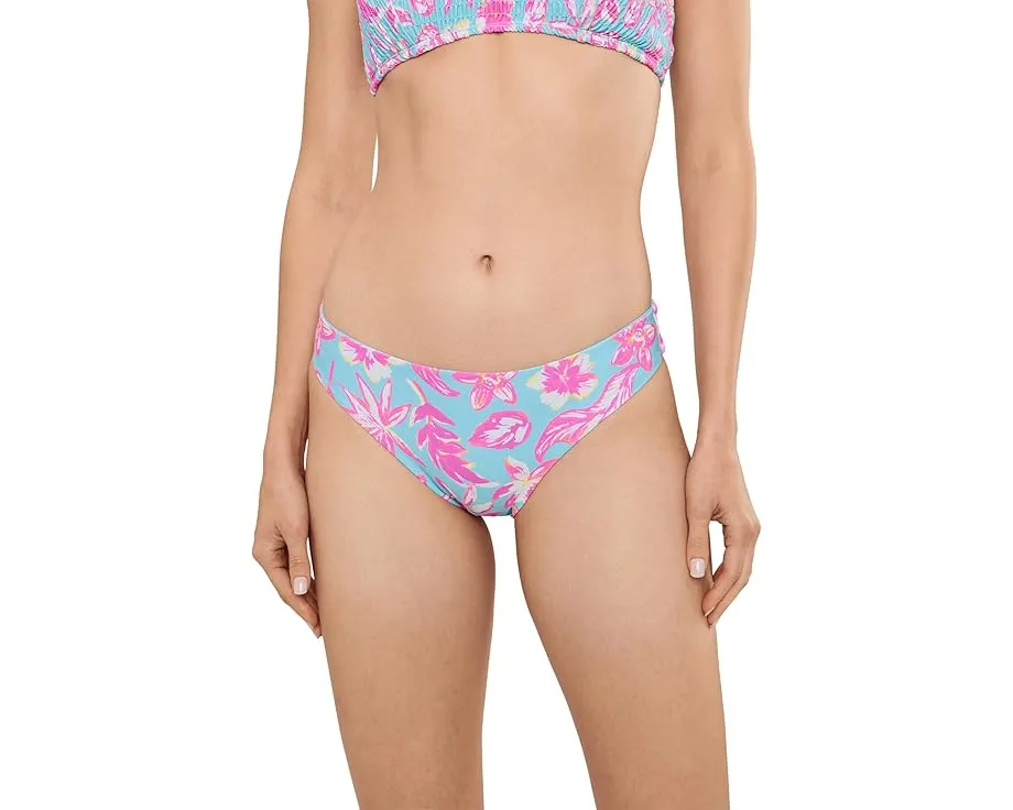 Реверсивные бикини низы Tropical Glow из переработанного материала с защитой UPF 50+