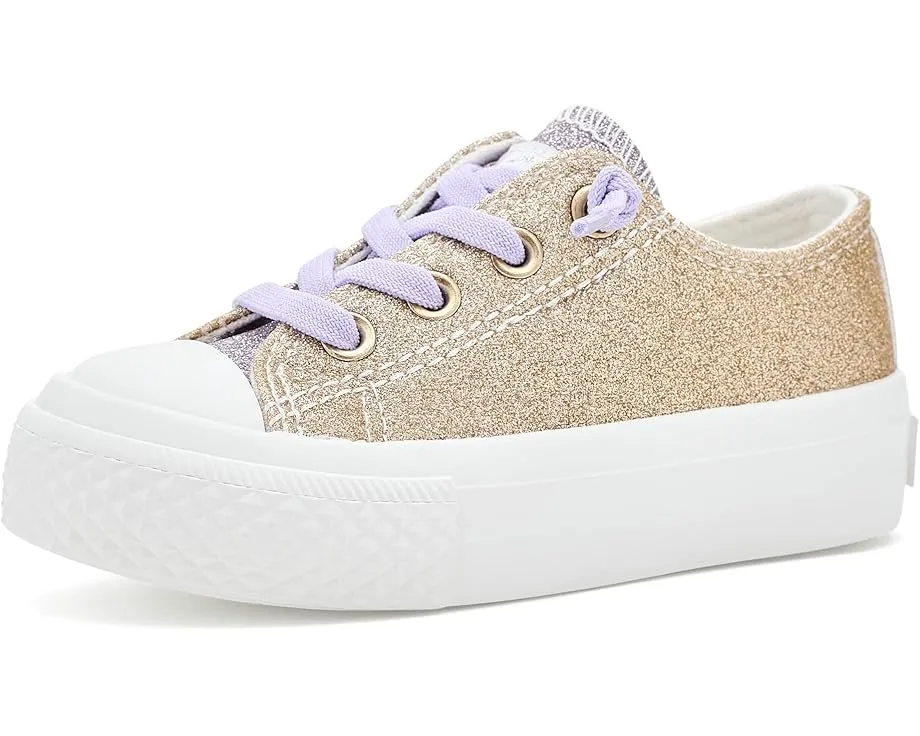Детские кроссовки Naturino Ayasy с блестками на текстильном верхе и круглым носком