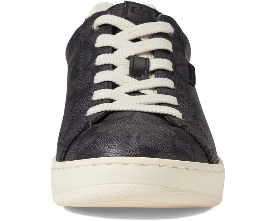 Кеды COACH Lowline Low Top серые на шнуровке