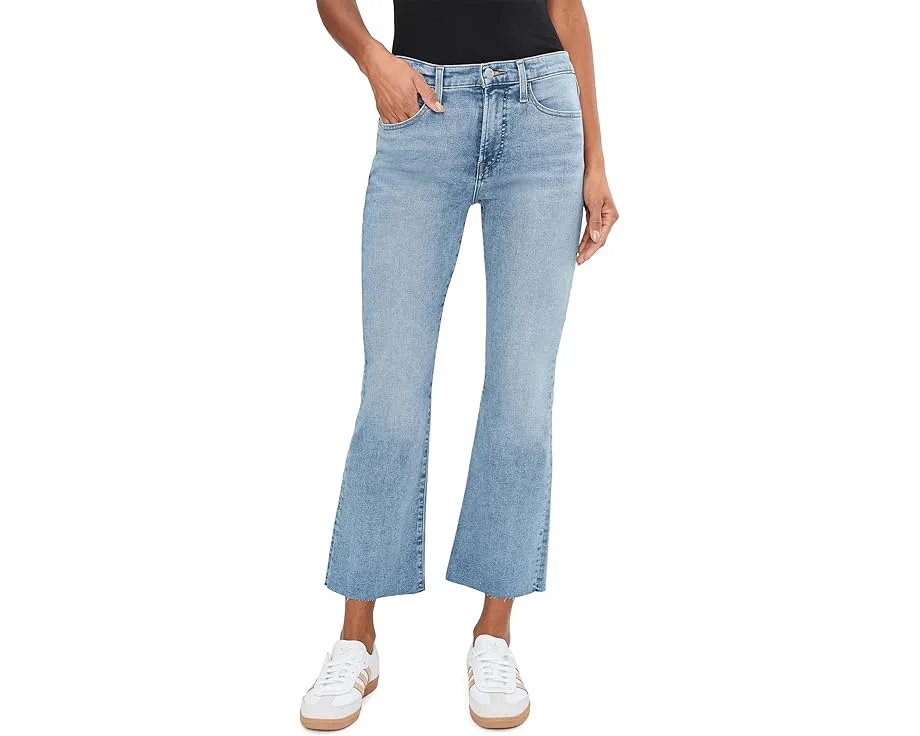 Укороченные джинсы с расклешенным низом Madewell The Stretch Flare Crop из стрейчевого денима