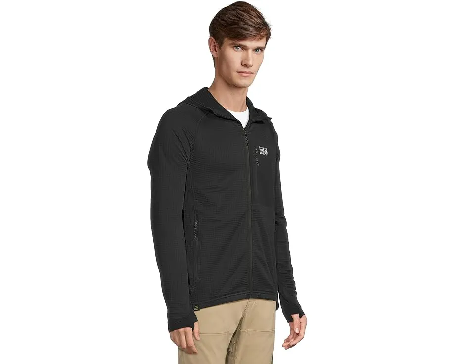 Толстовка Mountain Hardwear Polartec Power Grid с капюшоном на молнии