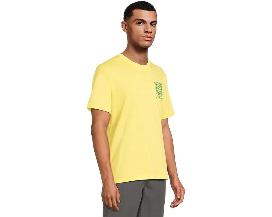 Футболка Lacoste с дисторшн-графикой