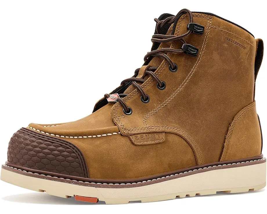 Водонепроницаемые рабочие ботинки BRUNT Marin 6 дюймов (15.24 см) с мягким мысом и защитой носка
