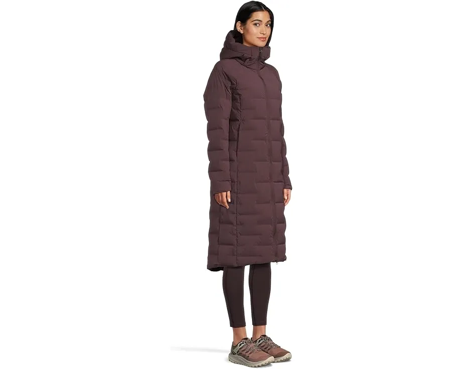 Длинная утепленная парка Stretchdown с технологией растягивающейся ткани