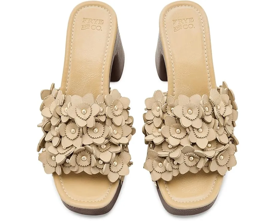 Слайды Wylie Flower от Frye с цветочным декором