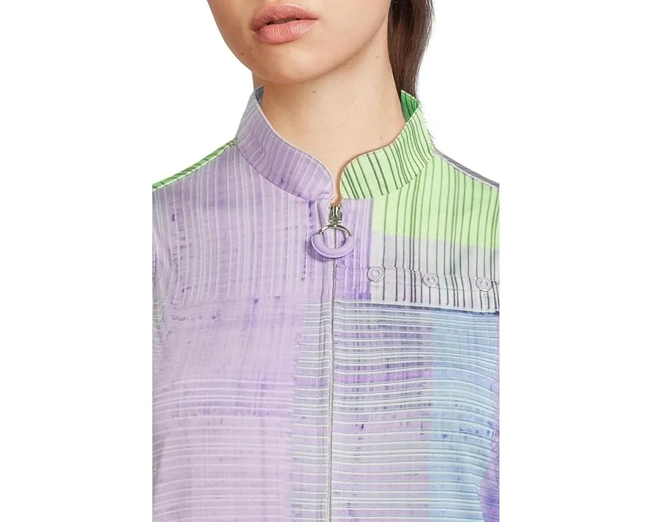 Безрукавный поло Jamie Sadock с тартановым принтом из дышащей ткани Cooltrex