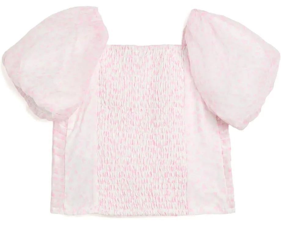 Топ Emerson Organza Puff Sleeve Top для детей от abercrombie kids