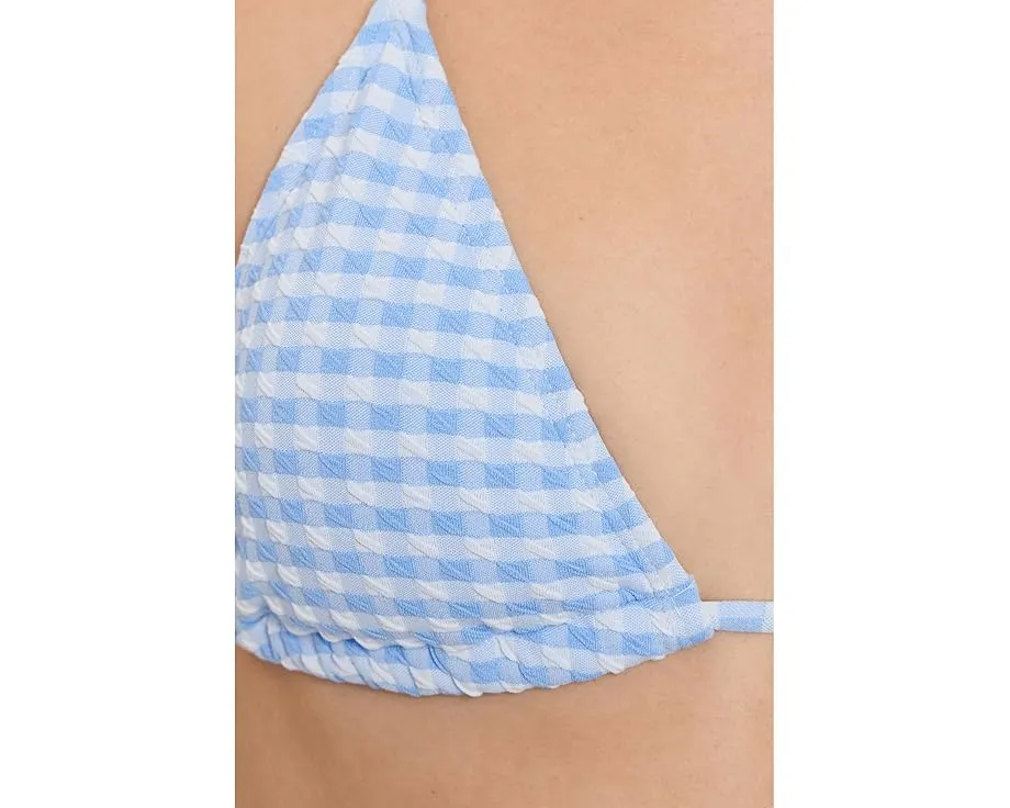 Детский топ бикини в клетку Seaside Gingham от Snapper Rock Kids с защитой UPF 50+