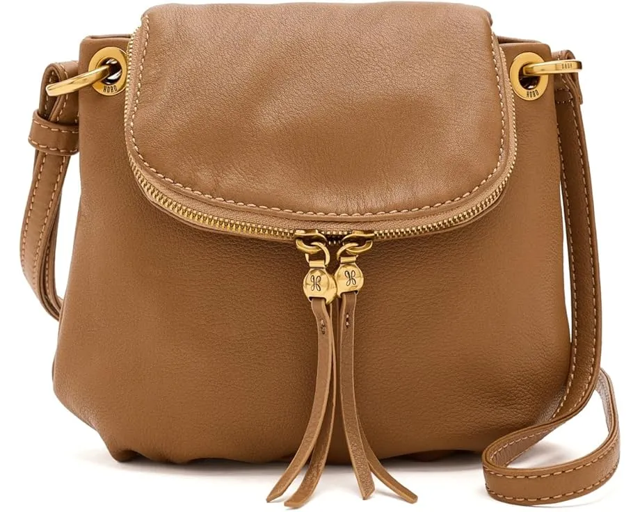 Сумка кроссбоди HOBO Fern Zip-Flap из кожи с клапаном на молнии