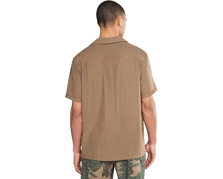 Hurley Lay Day Camp Рубашка с коротким рукавом и карманом на груди