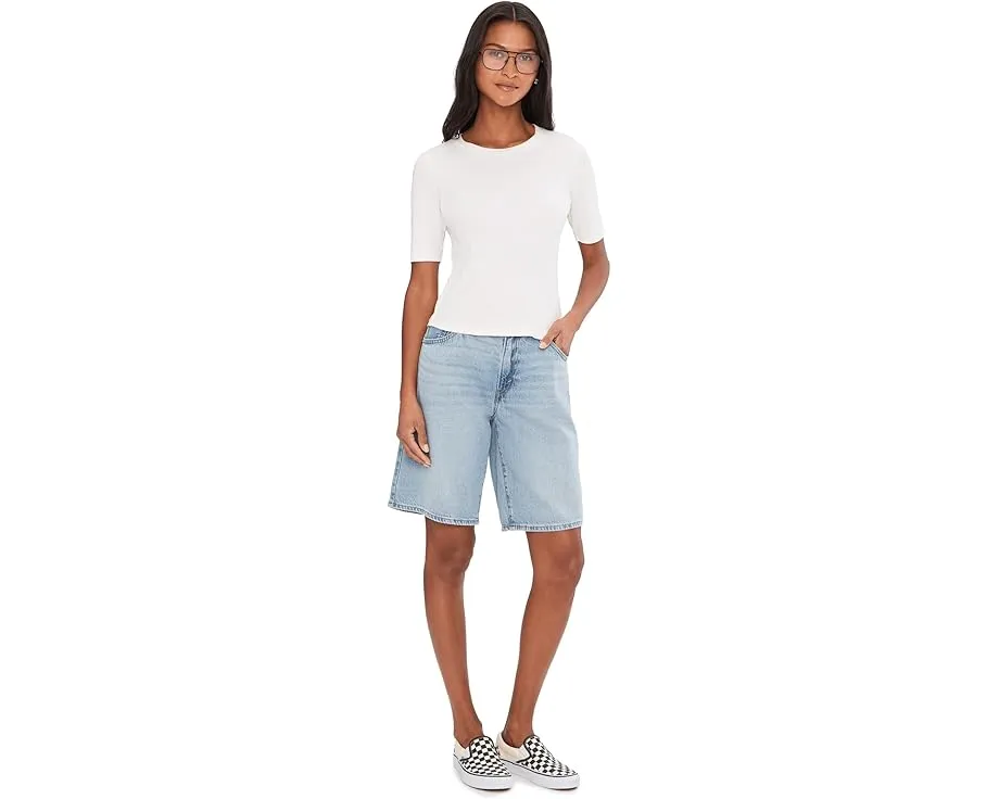Шорты Levi's Premium Baggy Dad Jort из денима с прямым кроем