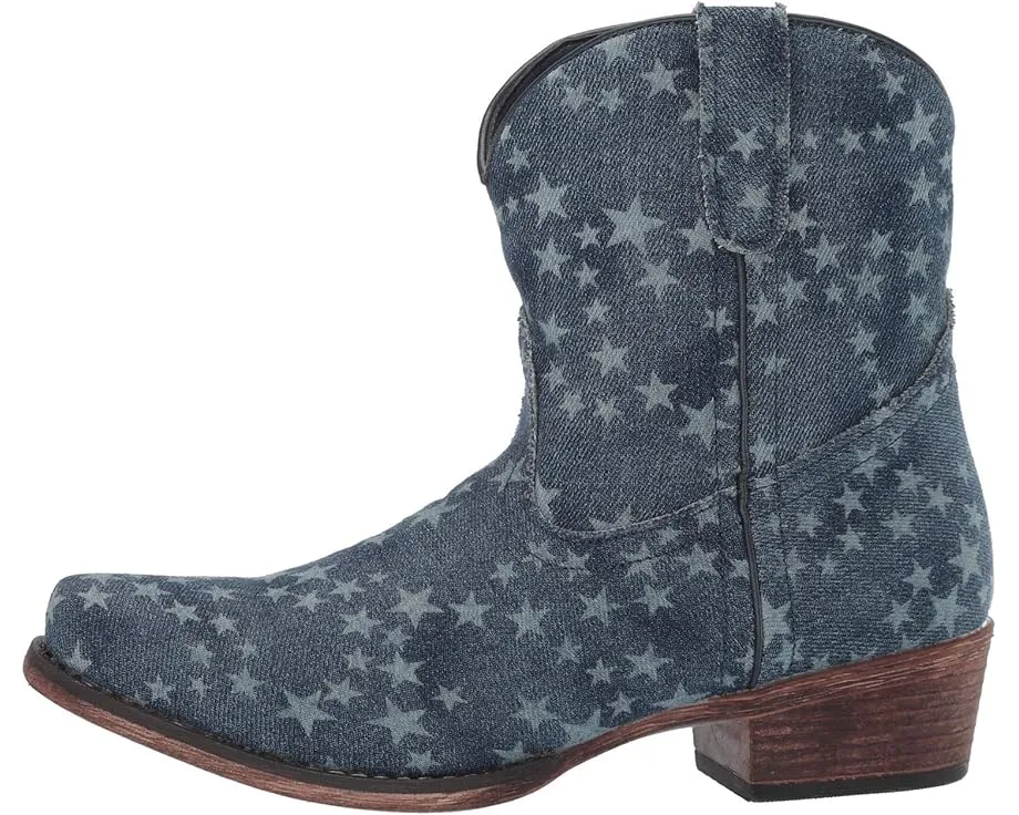 Ковбойские сапоги Roper Merica Denim с дизайном в звездах