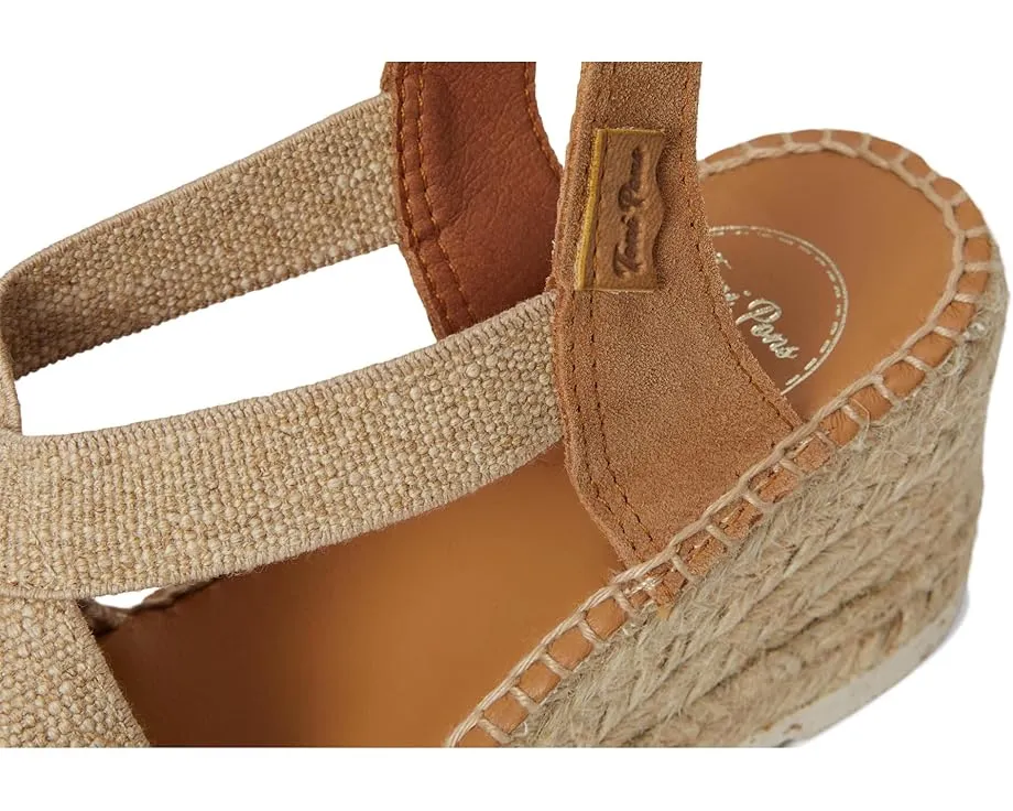 Эспадрильи Toni Pons Terra-Cl с верхом из ткани и кожи на экологичной подошве