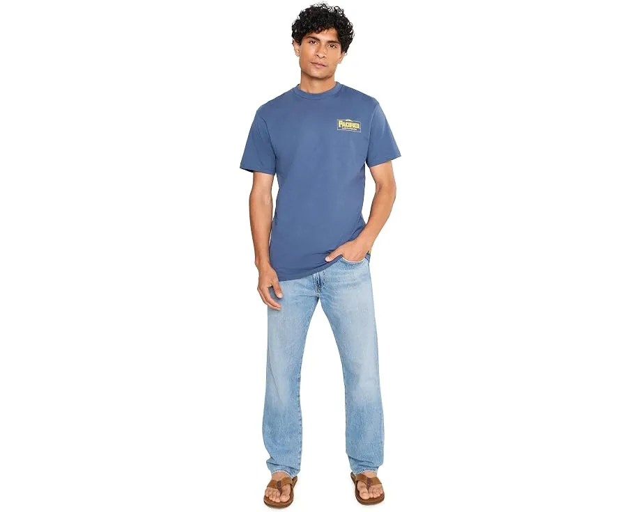 Футболка Pacifico Sayulita Cruising Screen Tee Quiksilver темно-синяя