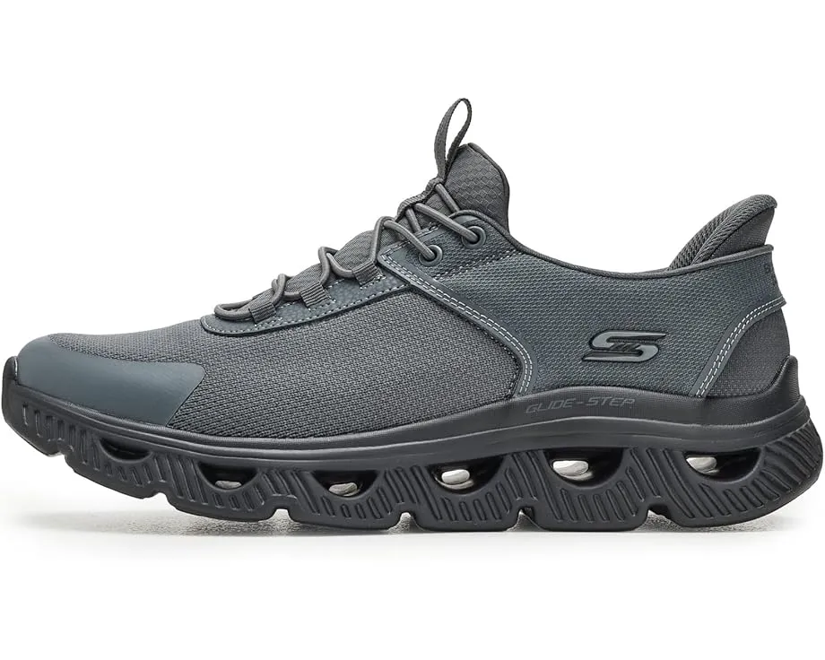 Мужские слипоны BOBS B Flex с сетчатым верхом и системой шнуровки bungee